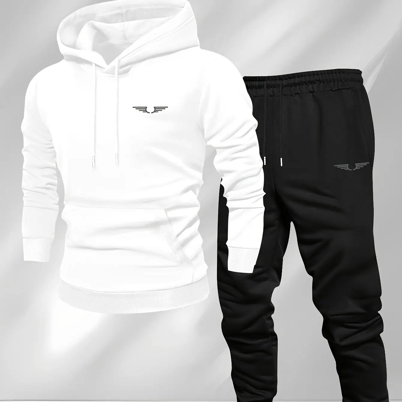 Kapucnis melegítő szett – streetwear stílus, bélelt kivitel - több színben