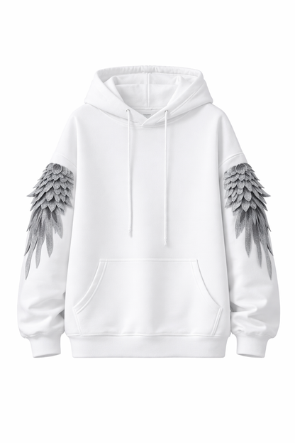 Streetwear hoodie – hímzett kar