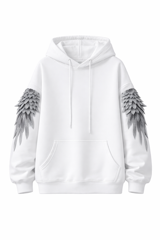 Streetwear hoodie – hímzett kar