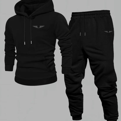 Kapucnis melegítő szett – streetwear stílus, bélelt kivitel - több színben