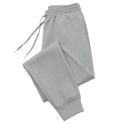 Női fleece melegítőnadrág – egyszínű, kényelmes jogger fazon
