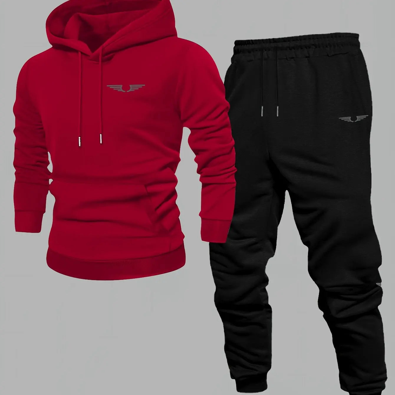 Kapucnis melegítő szett – streetwear stílus, bélelt kivitel - több színben