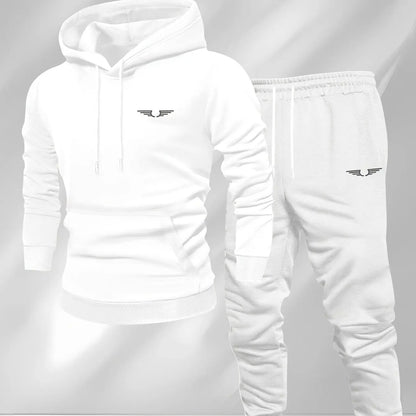 Kapucnis melegítő szett – streetwear stílus, bélelt kivitel - több színben