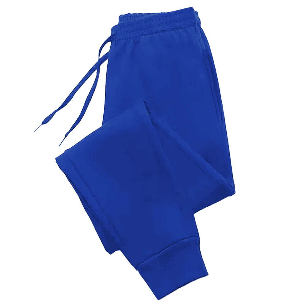 Női fleece melegítőnadrág – egyszínű, kényelmes jogger fazon