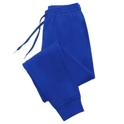 Női fleece melegítőnadrág – egyszínű, kényelmes jogger fazon