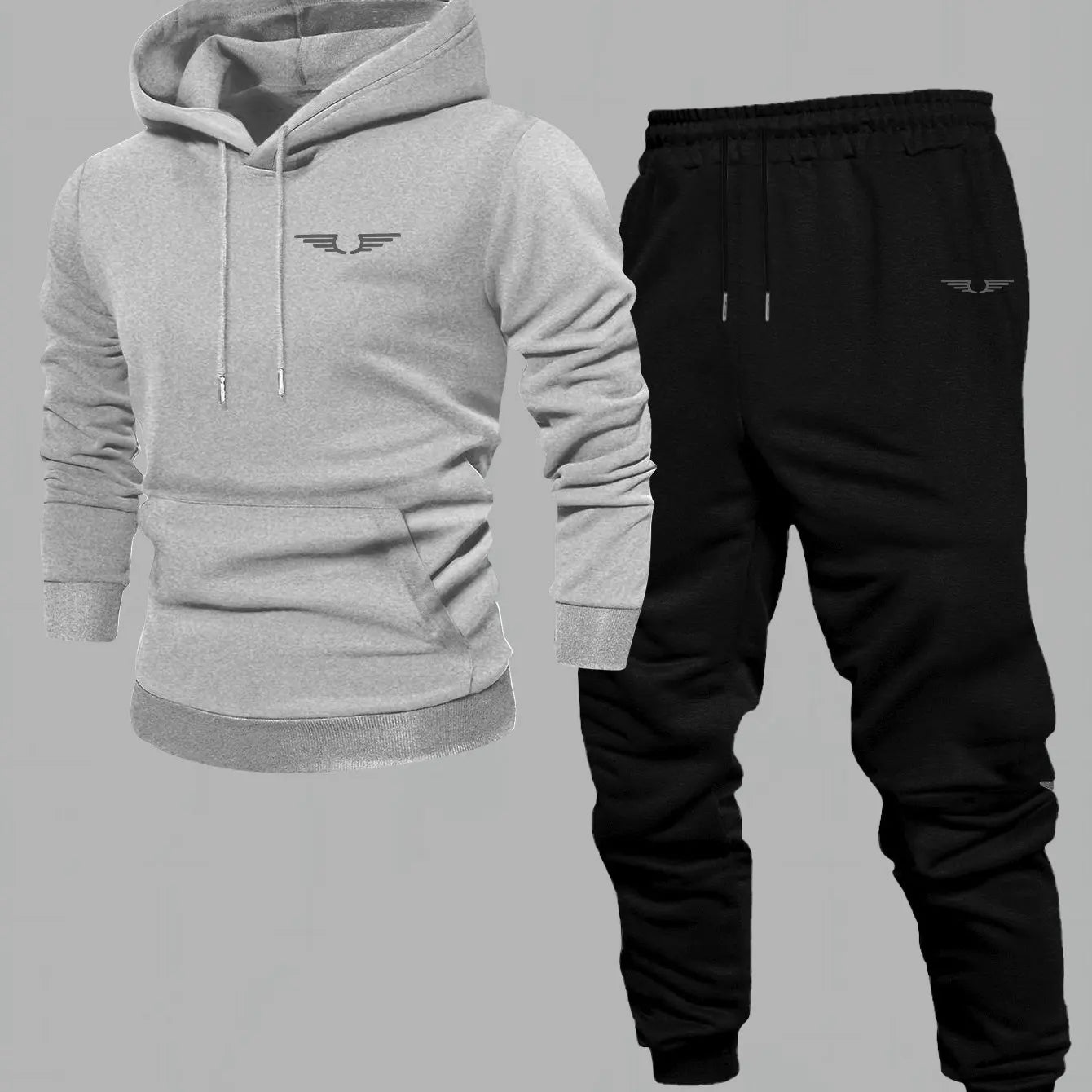 Kapucnis melegítő szett – streetwear stílus, bélelt kivitel - több színben