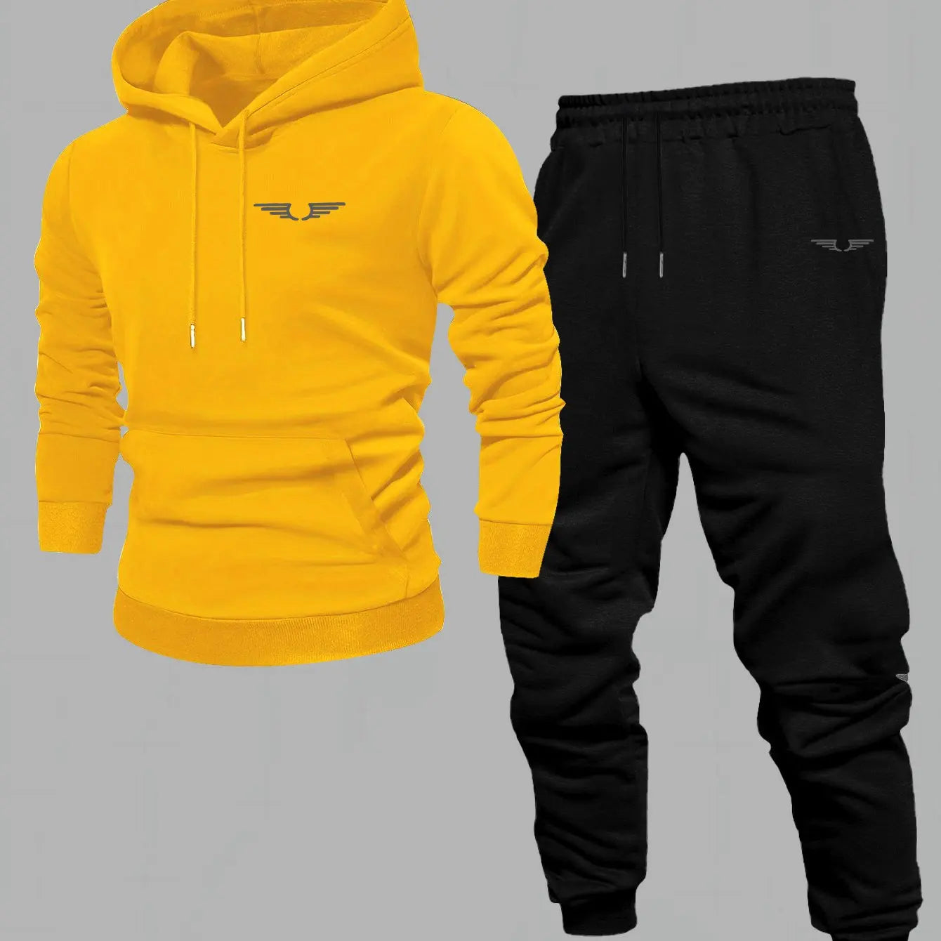 Kapucnis melegítő szett – streetwear stílus, bélelt kivitel - több színben
