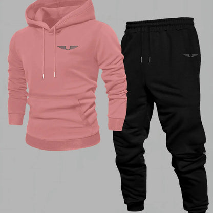 Kapucnis melegítő szett – streetwear stílus, bélelt kivitel - több színben
