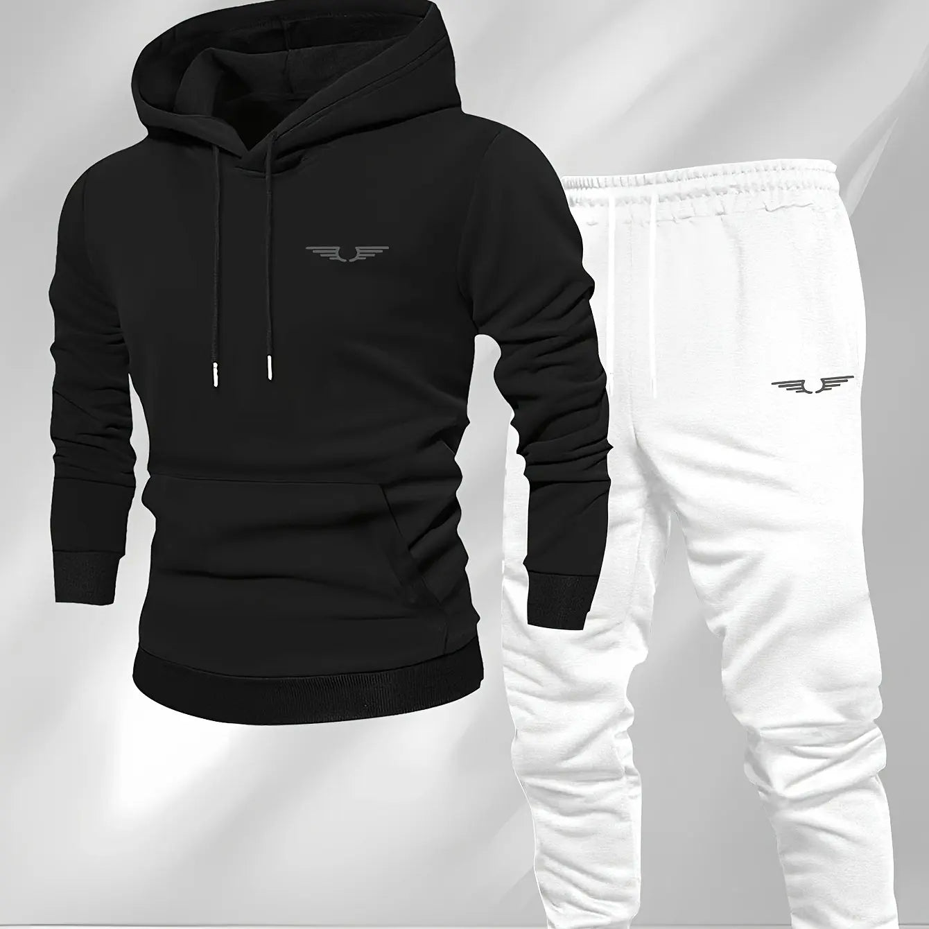 Kapucnis melegítő szett – streetwear stílus, bélelt kivitel - több színben