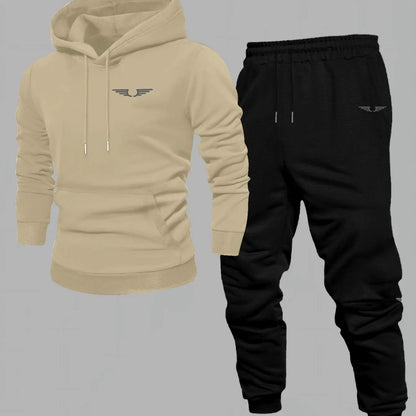 Kapucnis melegítő szett – streetwear stílus, bélelt kivitel - több színben