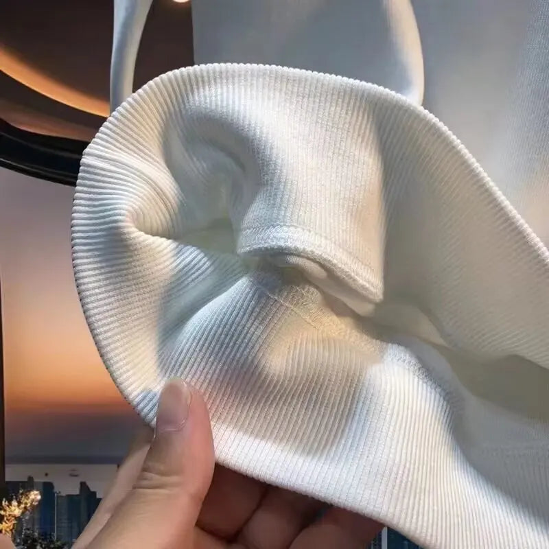Férfi Paris mintás pulóver – kényelmes, hétköznapi fazon